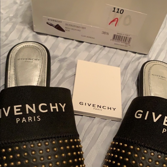 Givenchy leather stud mules slides 38.5 - Picture 3 of 4